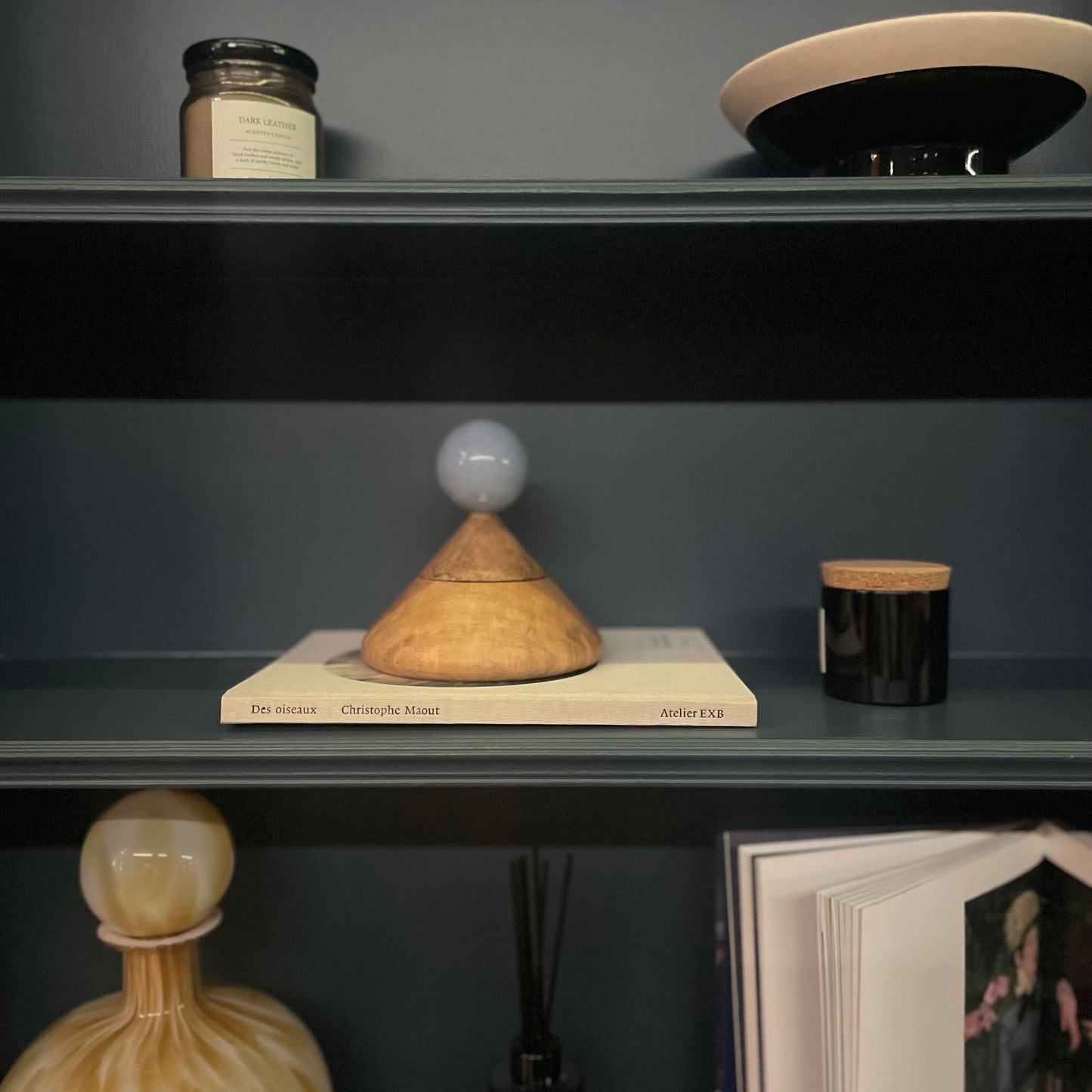 Cool Cone Jewel box - Angelite. a conduit of tranquility and celestial wisdom.