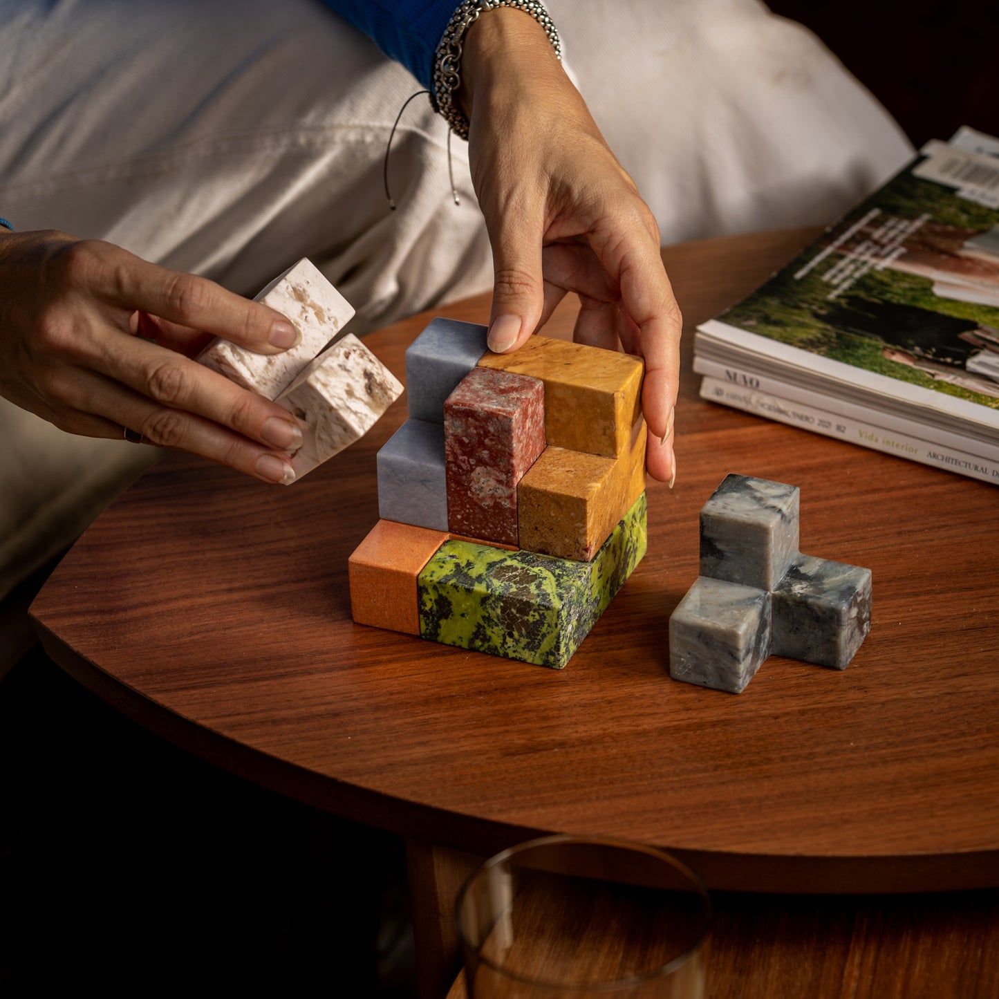 XL Gemstone Soma Cube Puzzle