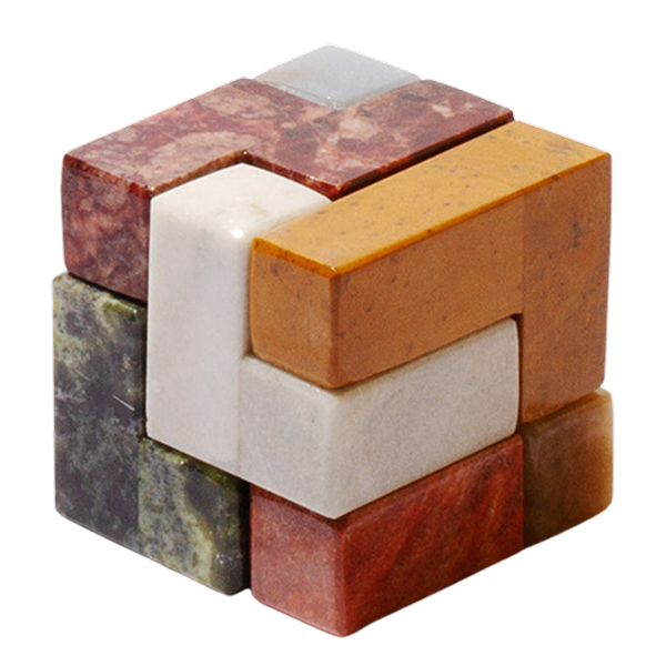 Gemstone Soma Cube Puzzle