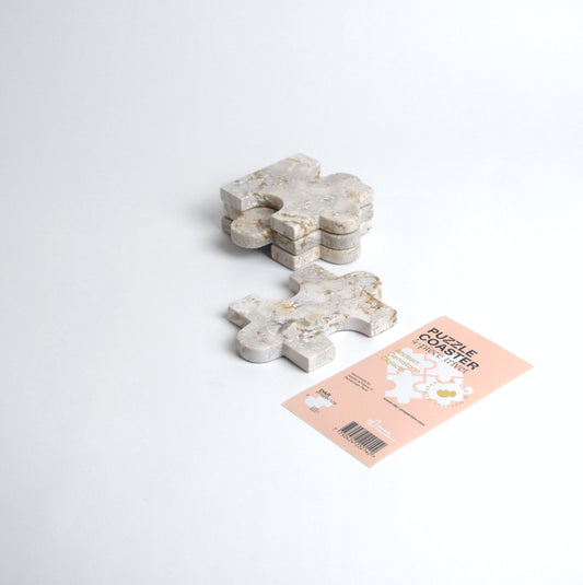 Handcrafted Soapstone Puzzle Coasters | Stone Trivet Set