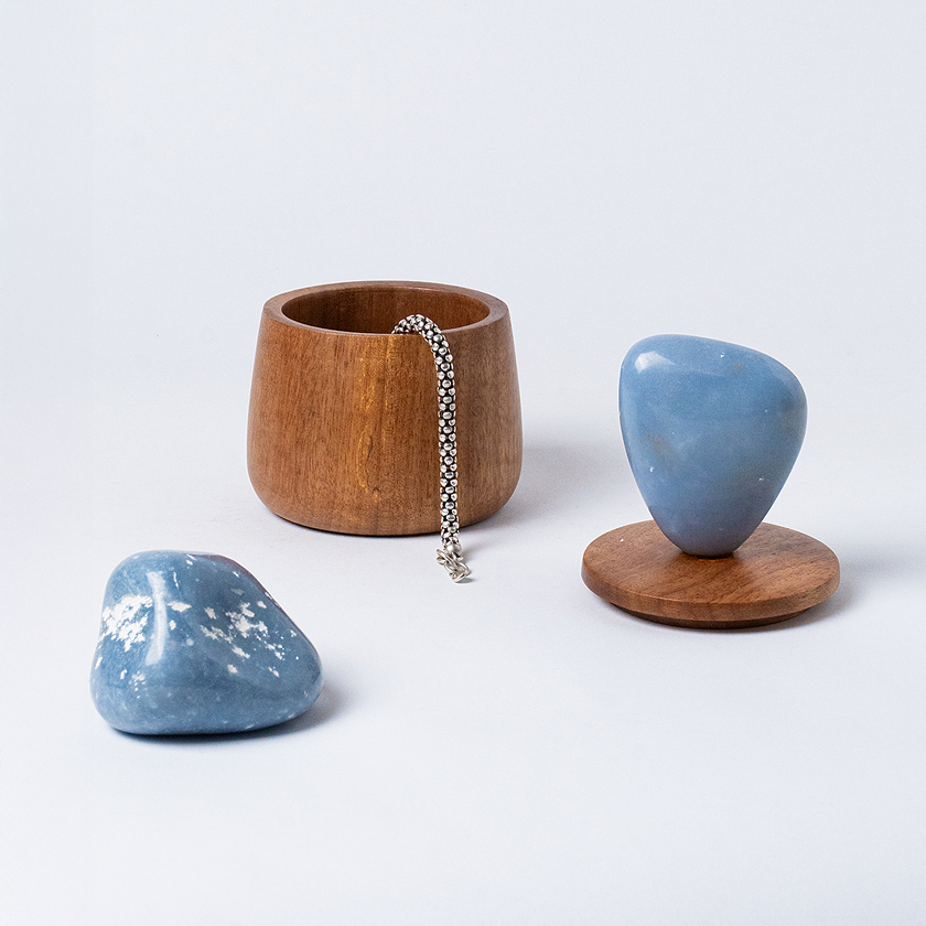 Angelite cloud jewel box