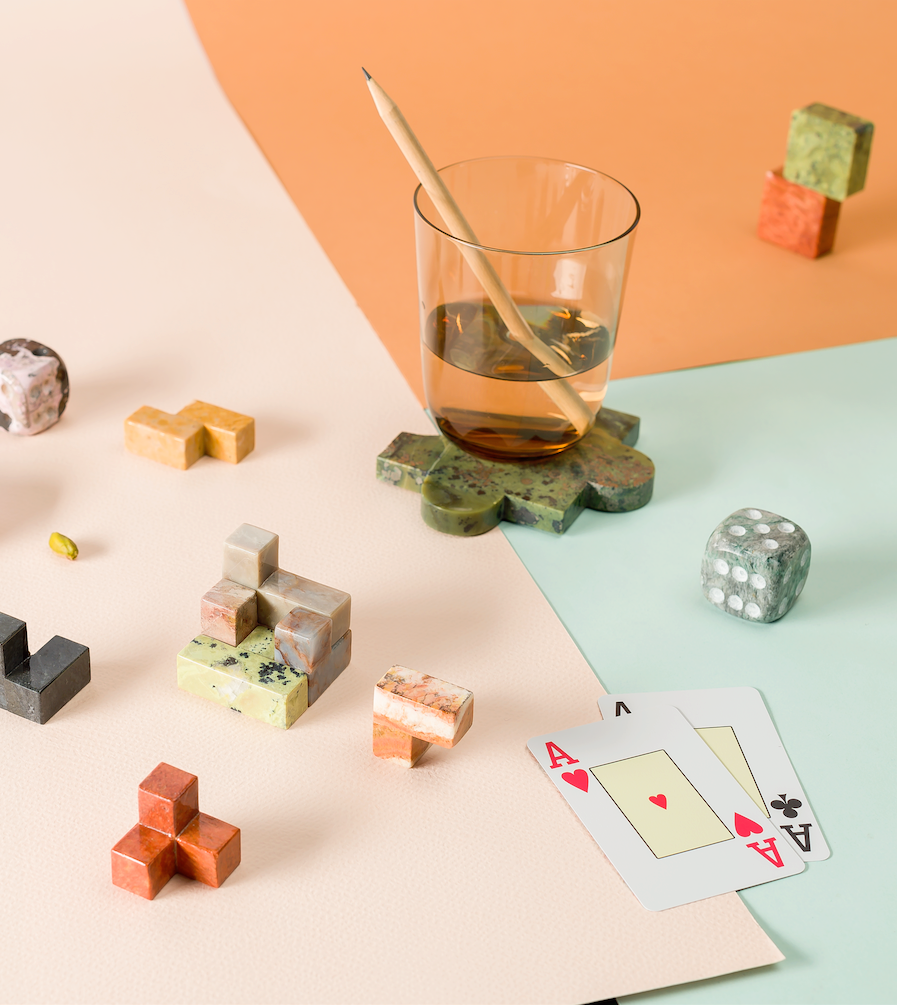 Gemstone Soma Cube Puzzle