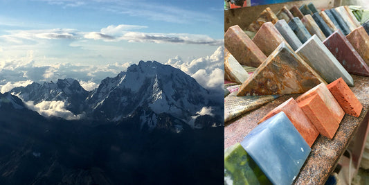 The Andean mountain range is home to some of the most incredible natural stones in the world. 
