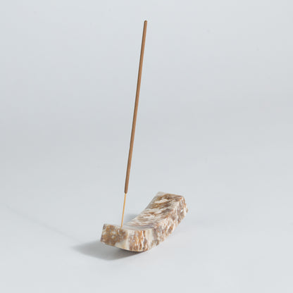 Smile gemstone incense holder Soapstone