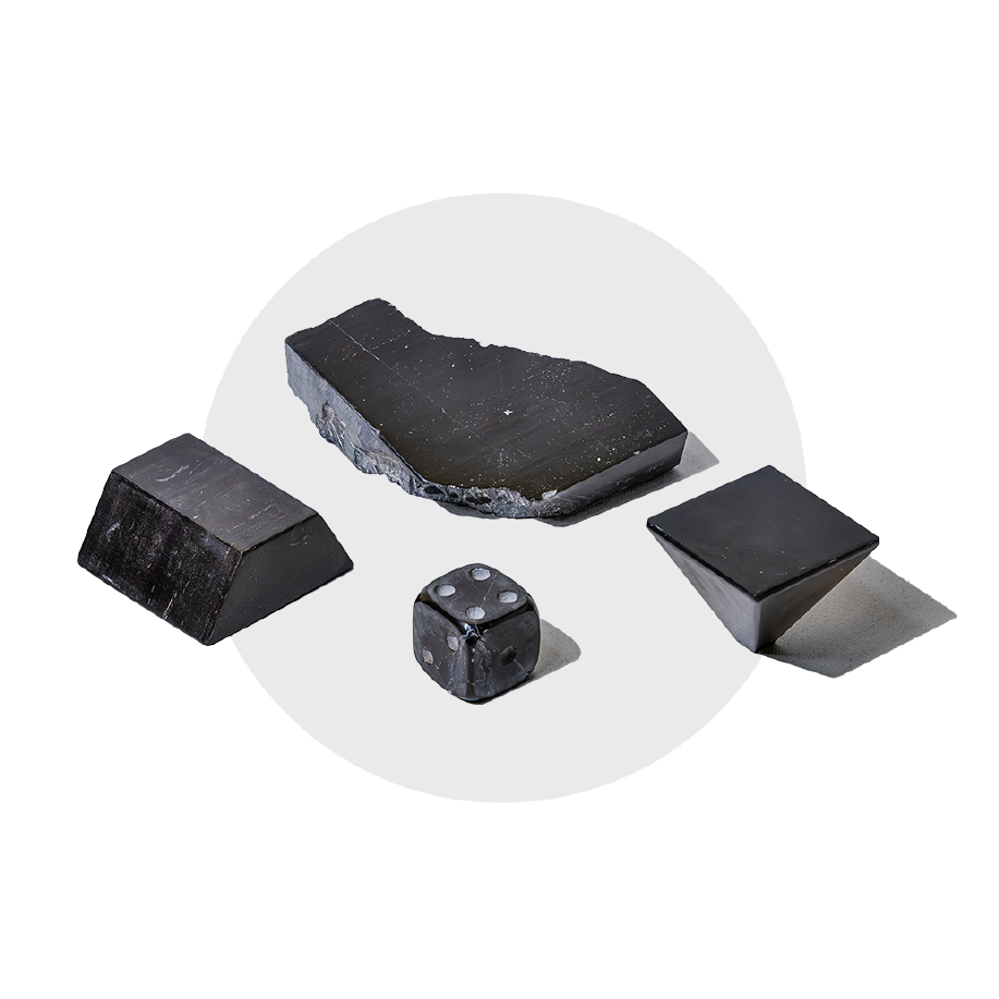 Semi-precious gemstone puzzle pieces, handcarved from Semi-precious gemstone puzzle pieces, handcarved from black onyx