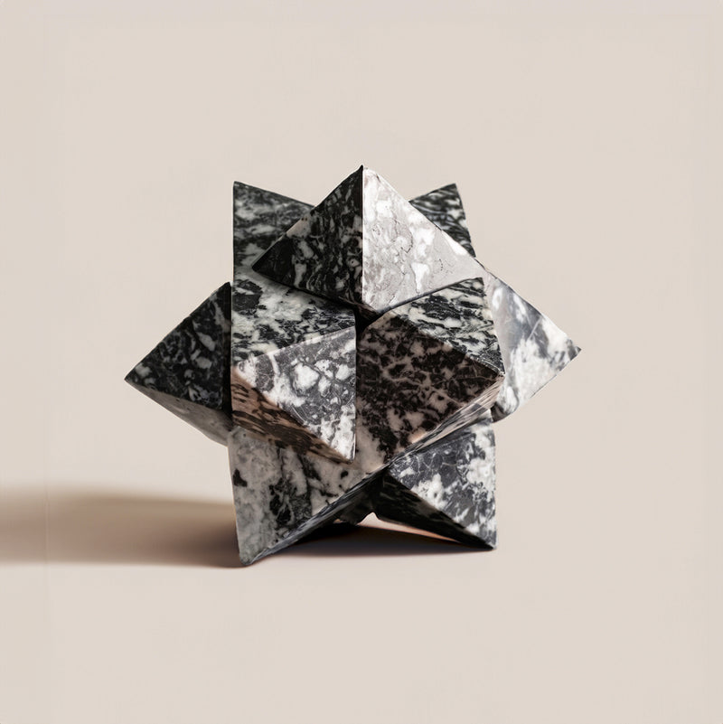 Gemstone XL Super Burr Star | Sculptural 3D Stone Puzzle