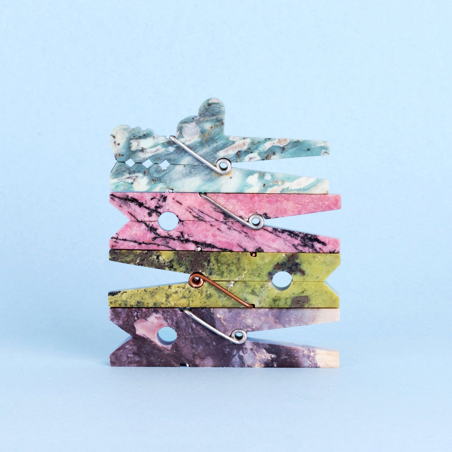 Decorative gemstone Laundry Clip Mixed