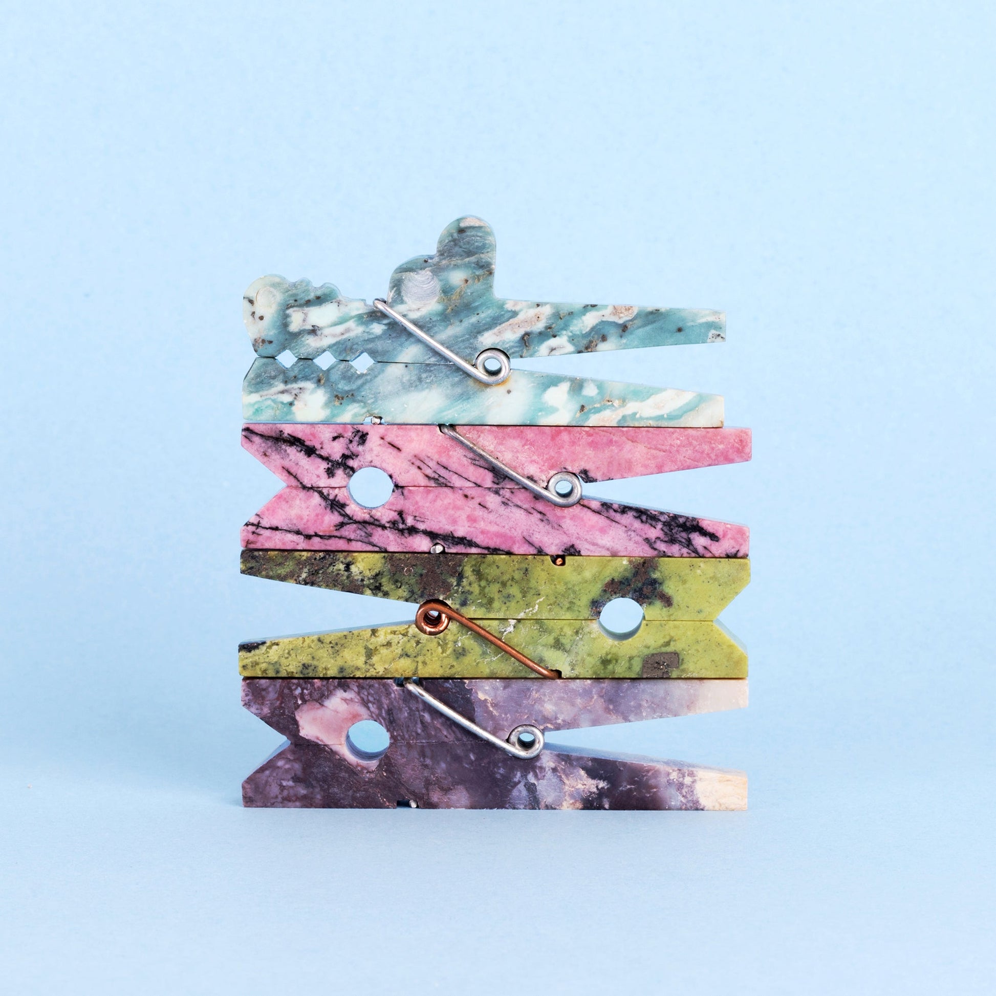 Gemstone Laundry Clip mixed