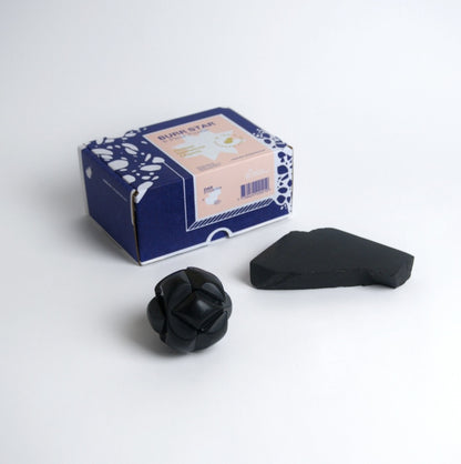 Handcrafted Gemstone Kongming Sphere Burr Puzzle | Black Onyx