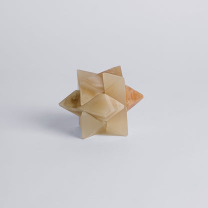 Onyx Crema Burr star Puzzle