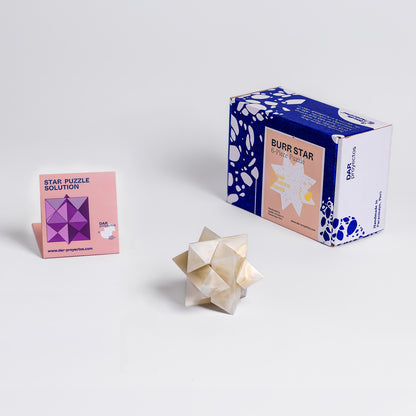 Onyx Crema Burr star Puzzle