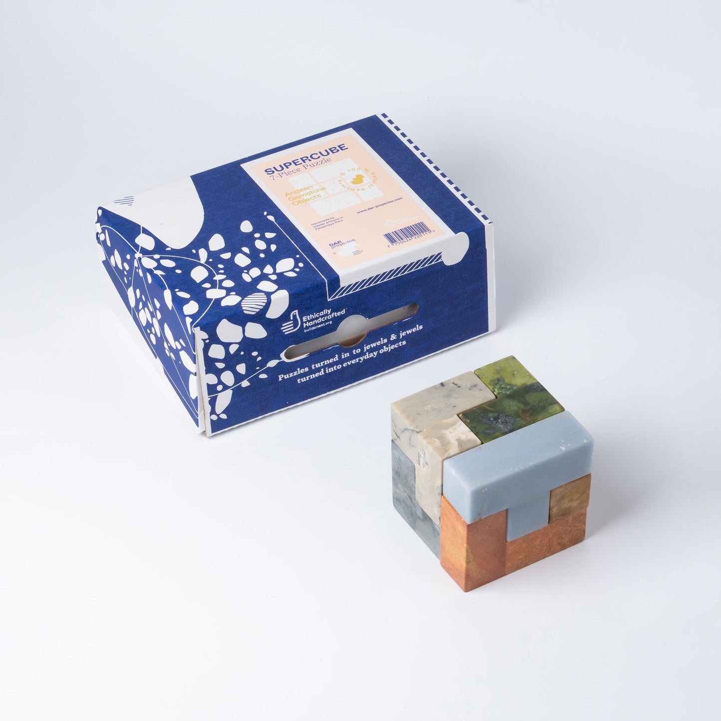 XL Gemstone Soma Cube Puzzle