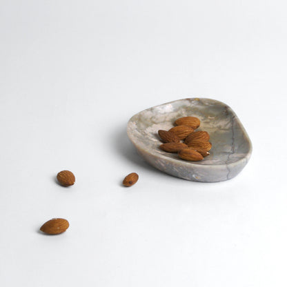 Organic Gemstone Catchall | Sculptural Stone Dish | Soapstone