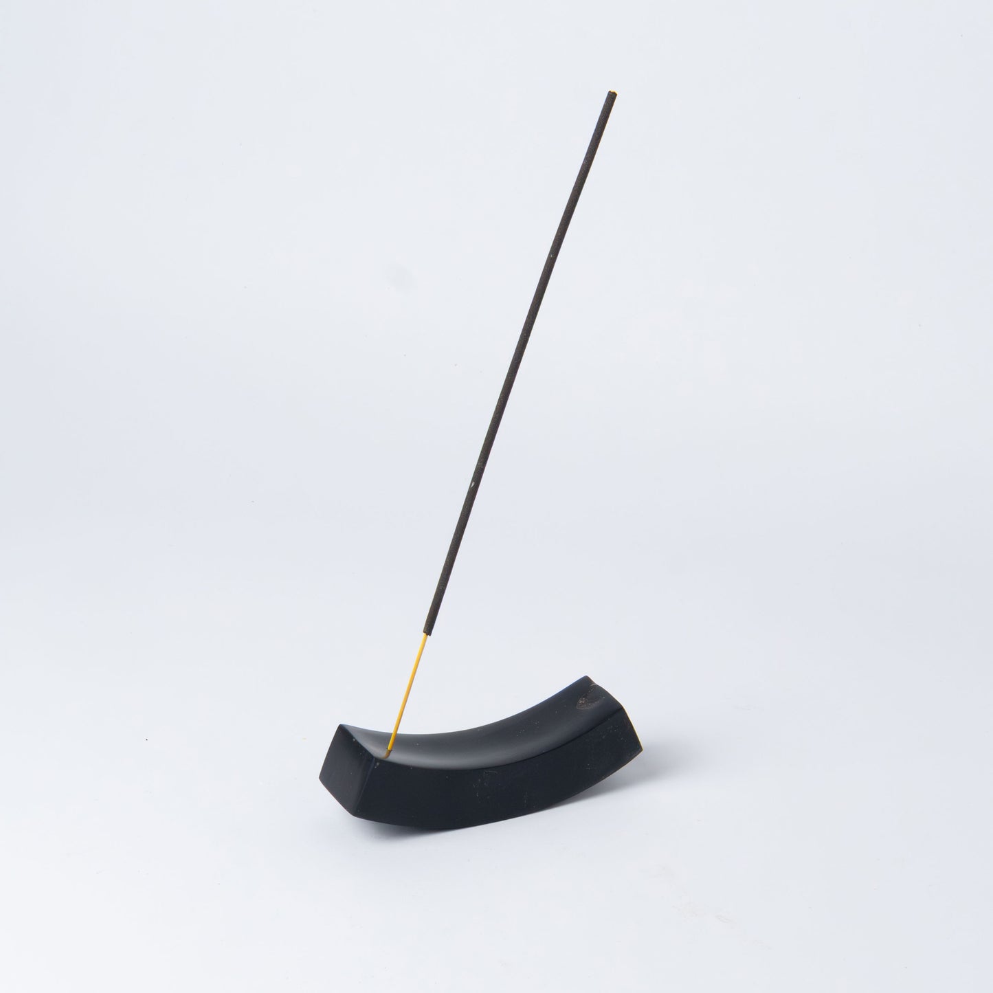 Smile Gemstone Incense Holder - Black Onyx