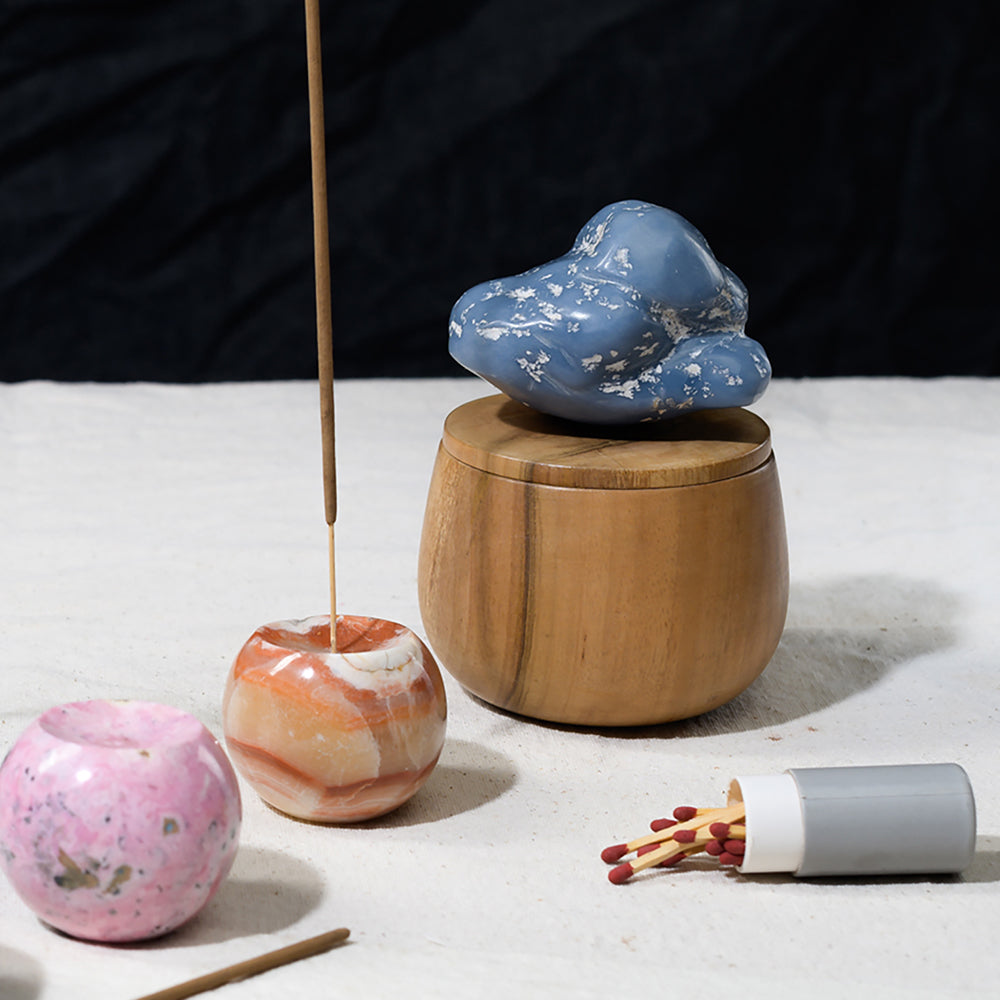 Angelite cloud jewel box