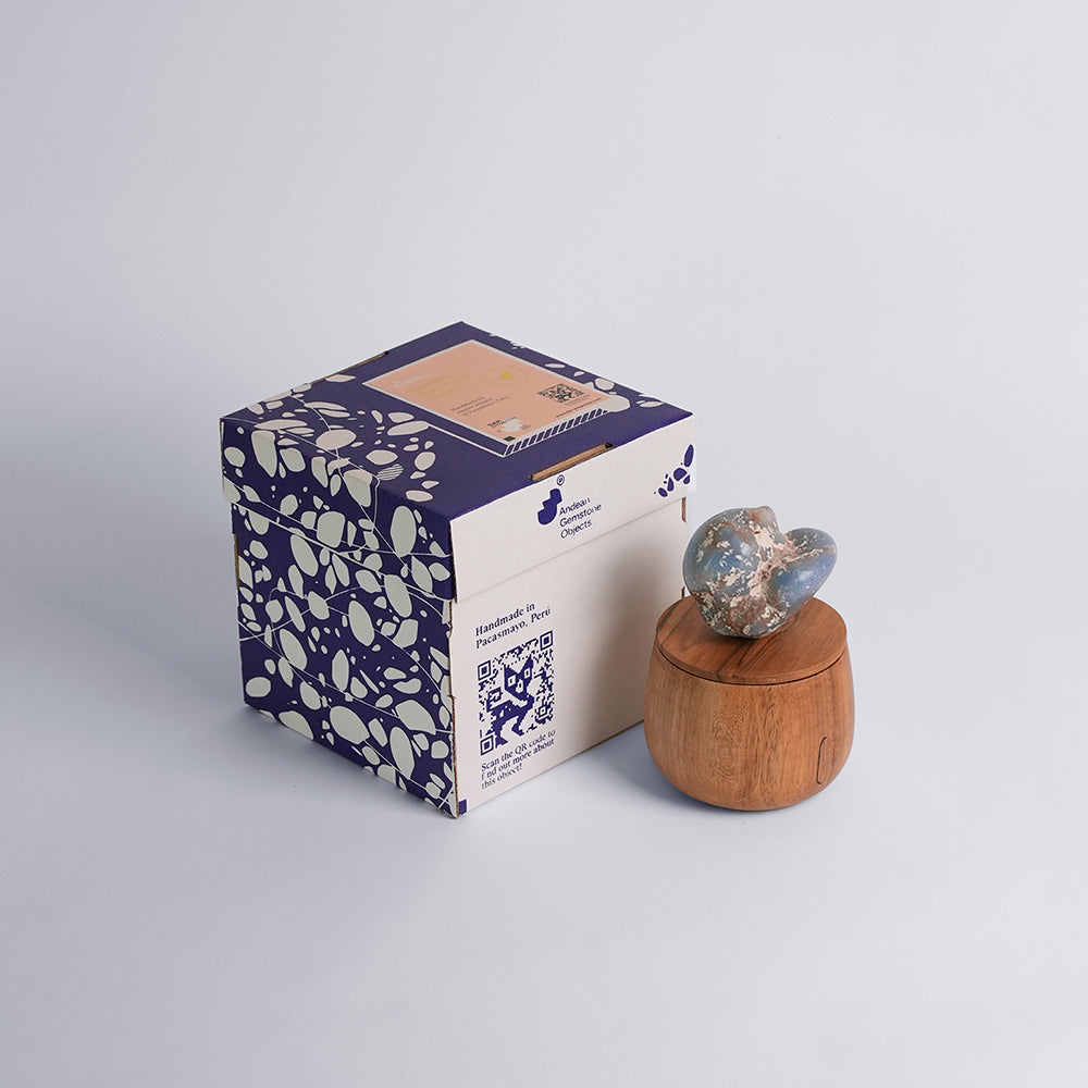 Angelite cloud jewel box
