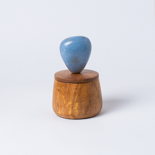 Angelite cloud jewel box