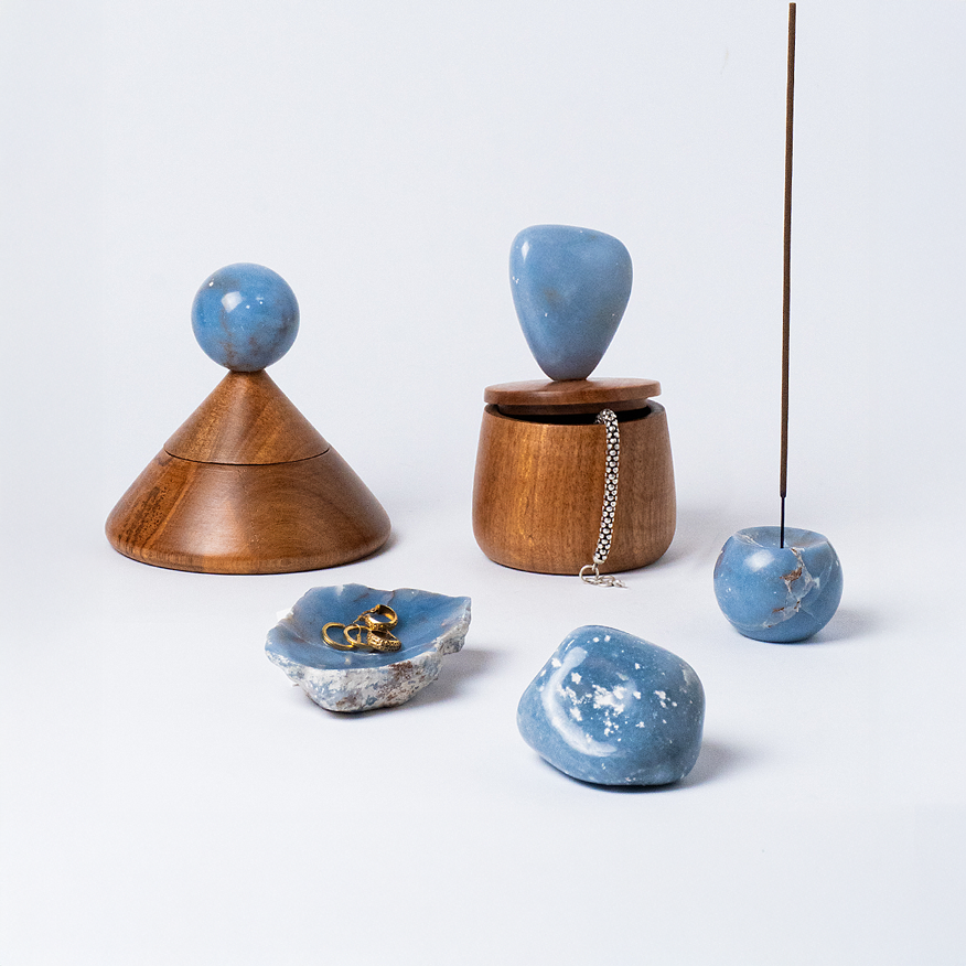 Cool Cone Jewel box - Angelite