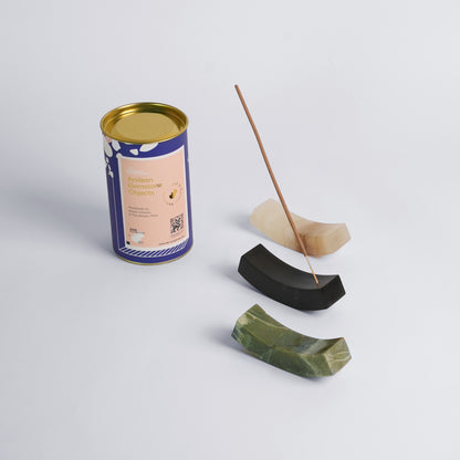 Smile gemstone incense holder