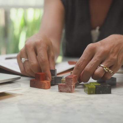 Gemstone Soma Cube Puzzle
