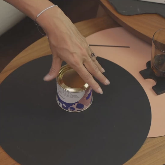 Video demonstrating the smooth texture, natural finish, and functional design of the Celestina gemstone sphere incense holder.